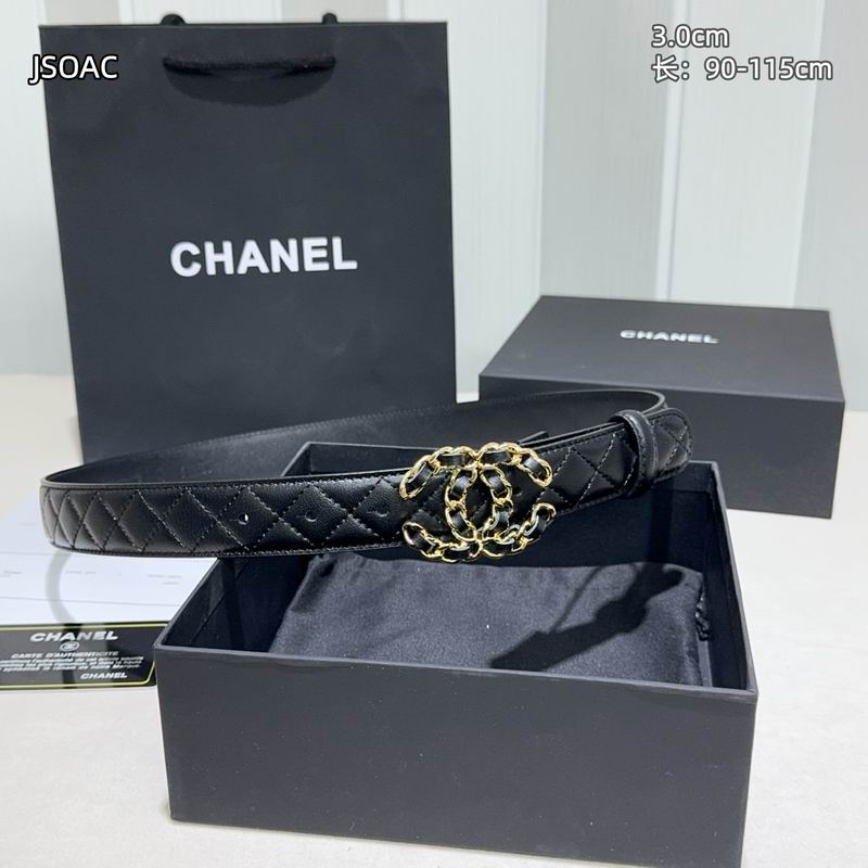 Chanel belt 30mmX90-115cm 8L18